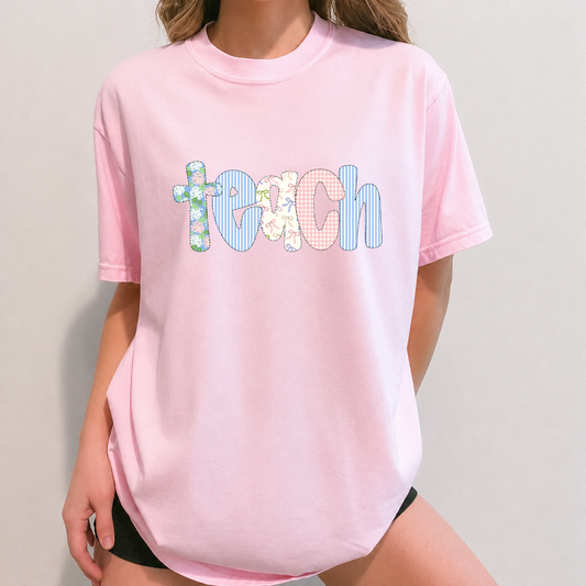 Teach Cross Christian Teacher Shirt
