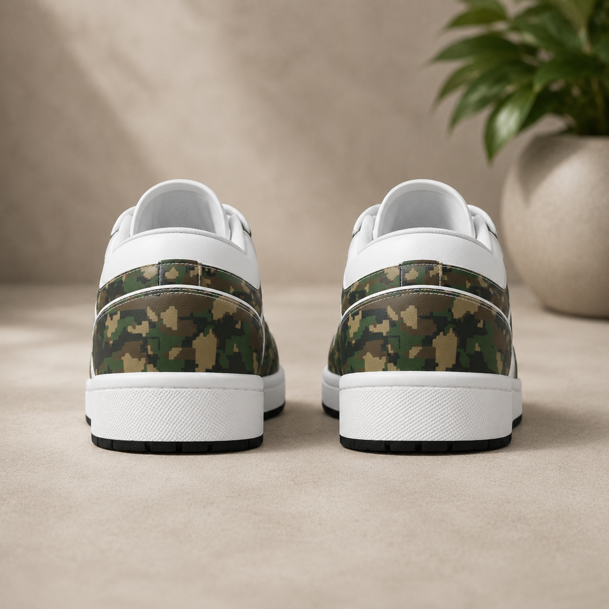 Jesus Love You Camo - Men's Low State Leather Stitching Shoes