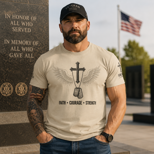 I Am the Storm Christian Veteran T-Shirt