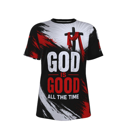 God Is Good All The Time Christian Mesh T-Shirt