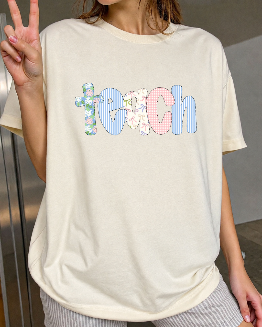 Teach Cross Christian Teacher Shirt