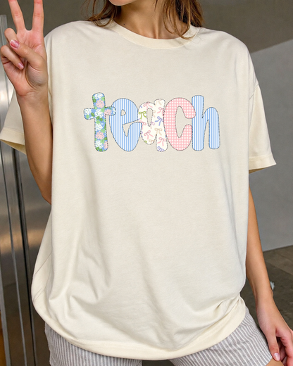 Teach Cross Christian Teacher Shirt