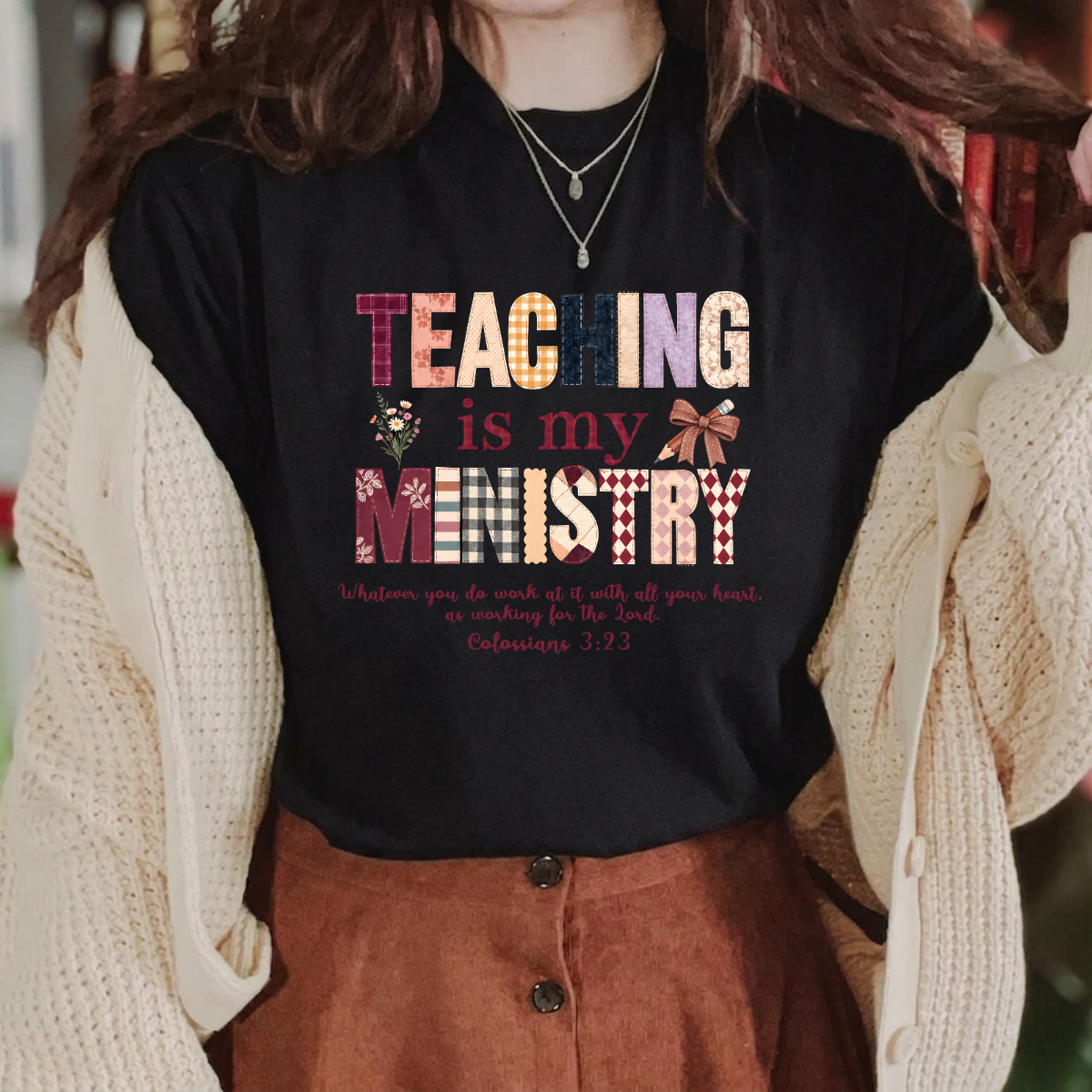 Teaching Is My Ministry Comfort Colors T-Shirt