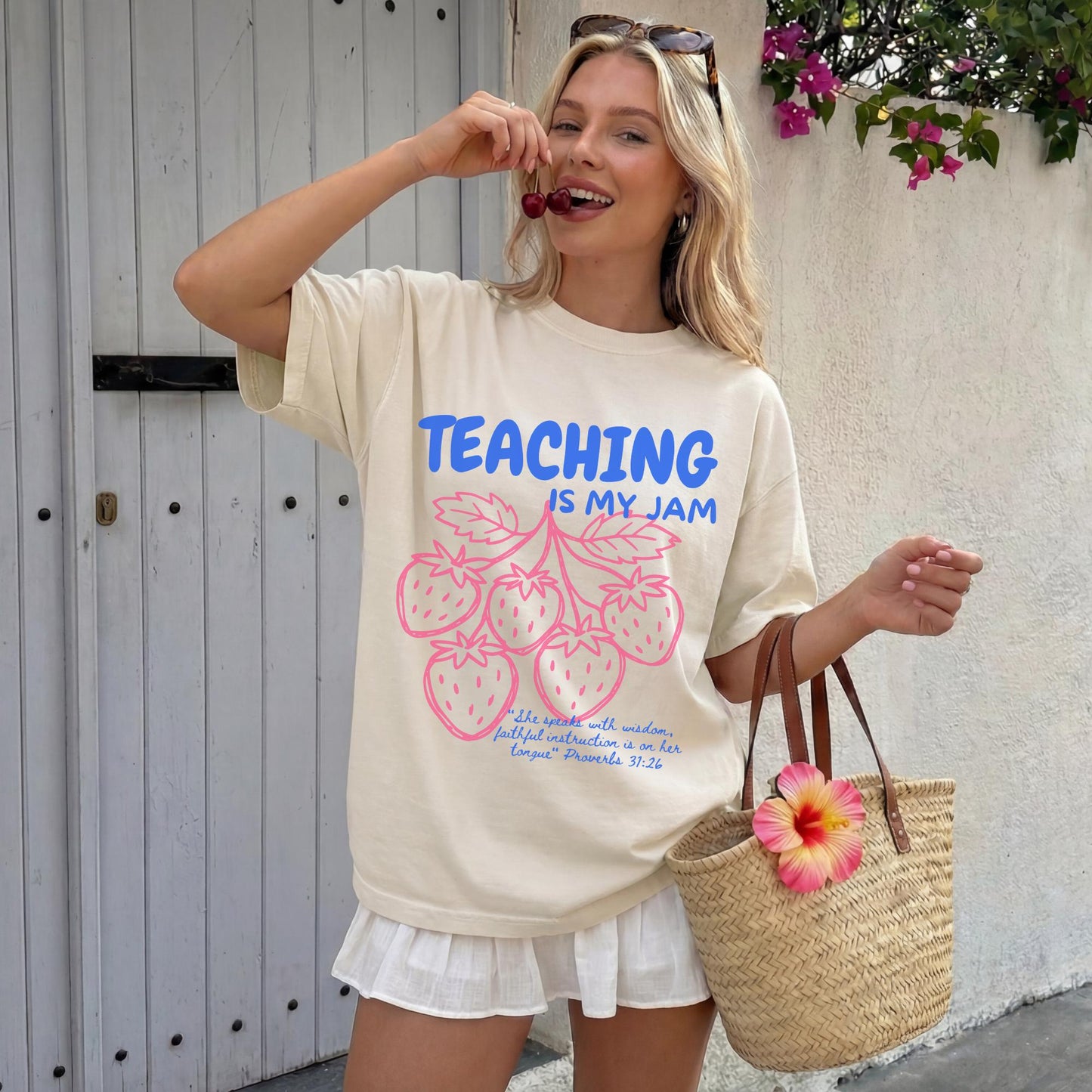 Teaching Is My Jam Christian Teacher T-Shirt