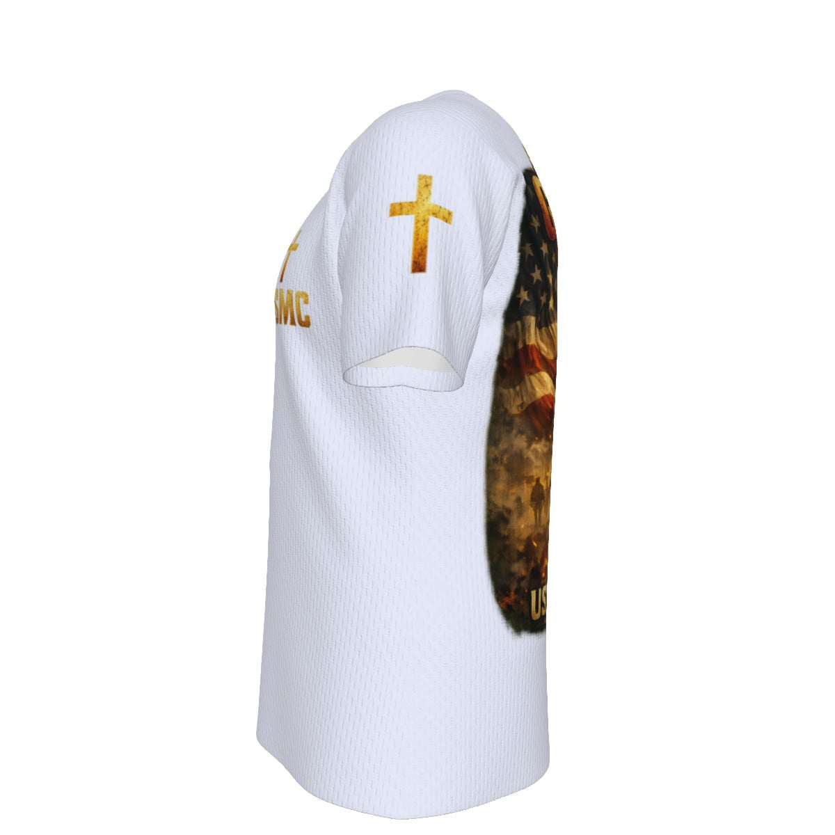 Blood Sweat and Grace USMC Christian Veteran T-Shirt