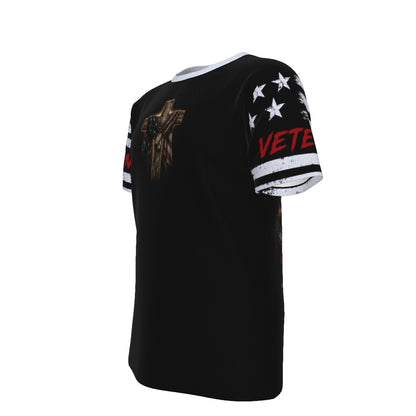 Jesus Christ and the American Veteran Christian Patriotic T-Shirt