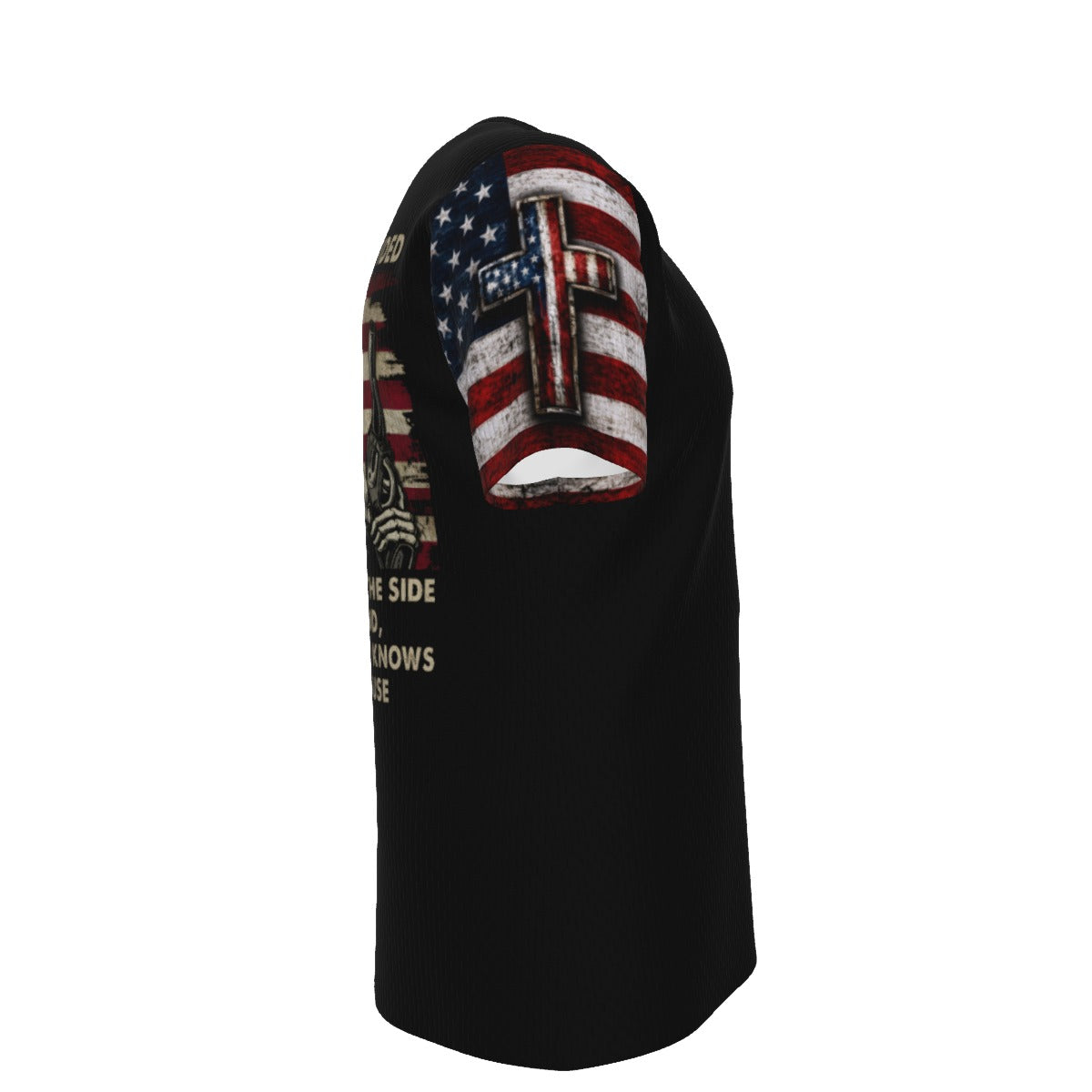 With the USA So Divided Veteran Patriotic T-Shirt
