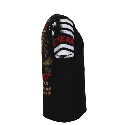 Jesus Christ and the American Veteran Christian Patriotic T-Shirt