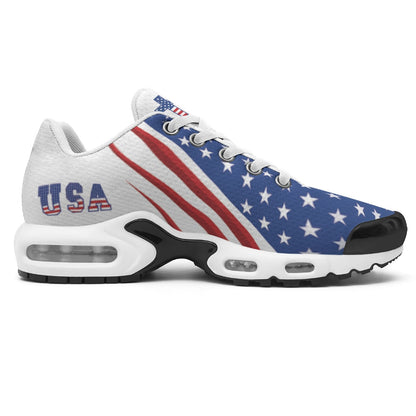 Christian Cross Patriotic - Men's Air Cushion Sports Shoes