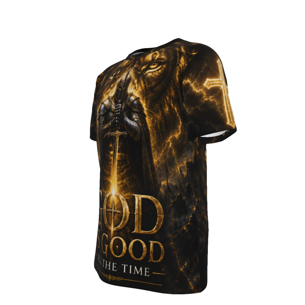 God Is Good Psalm 100:5 Christian Warrior Mesh T-Shirt
