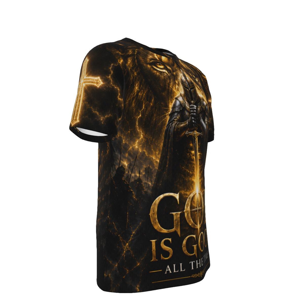 God Is Good Psalm 100:5 Christian Warrior Mesh T-Shirt