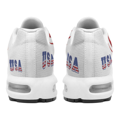 Christian Cross Patriotic - Men's Air Cushion Sports Shoes