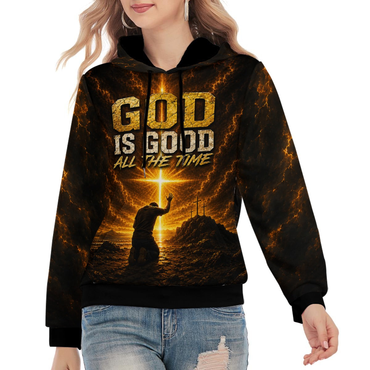 God Is Good All The Time Lion of Judah Hoodie