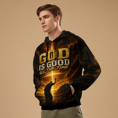 God Is Good All The Time Lion of Judah Hoodie