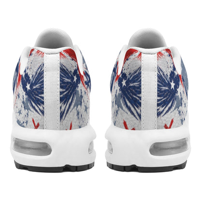 Jesus Saves Patriotic - Men's Air Cushion Sports Shoes
