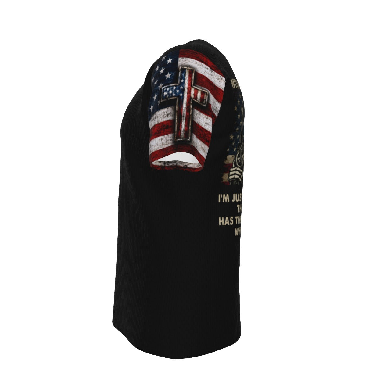 With the USA So Divided Veteran Patriotic T-Shirt