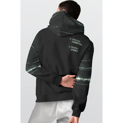 All-Over Print Men's Thicken Pullover Hoodie - DailyFits Faith Remains