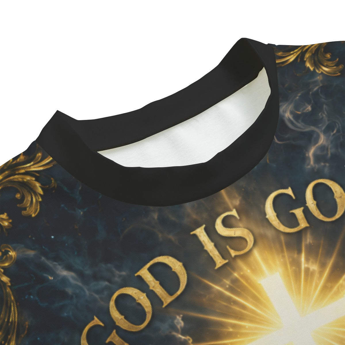 God Is Good Lion Crown Christian Crewneck Sweatshirt
