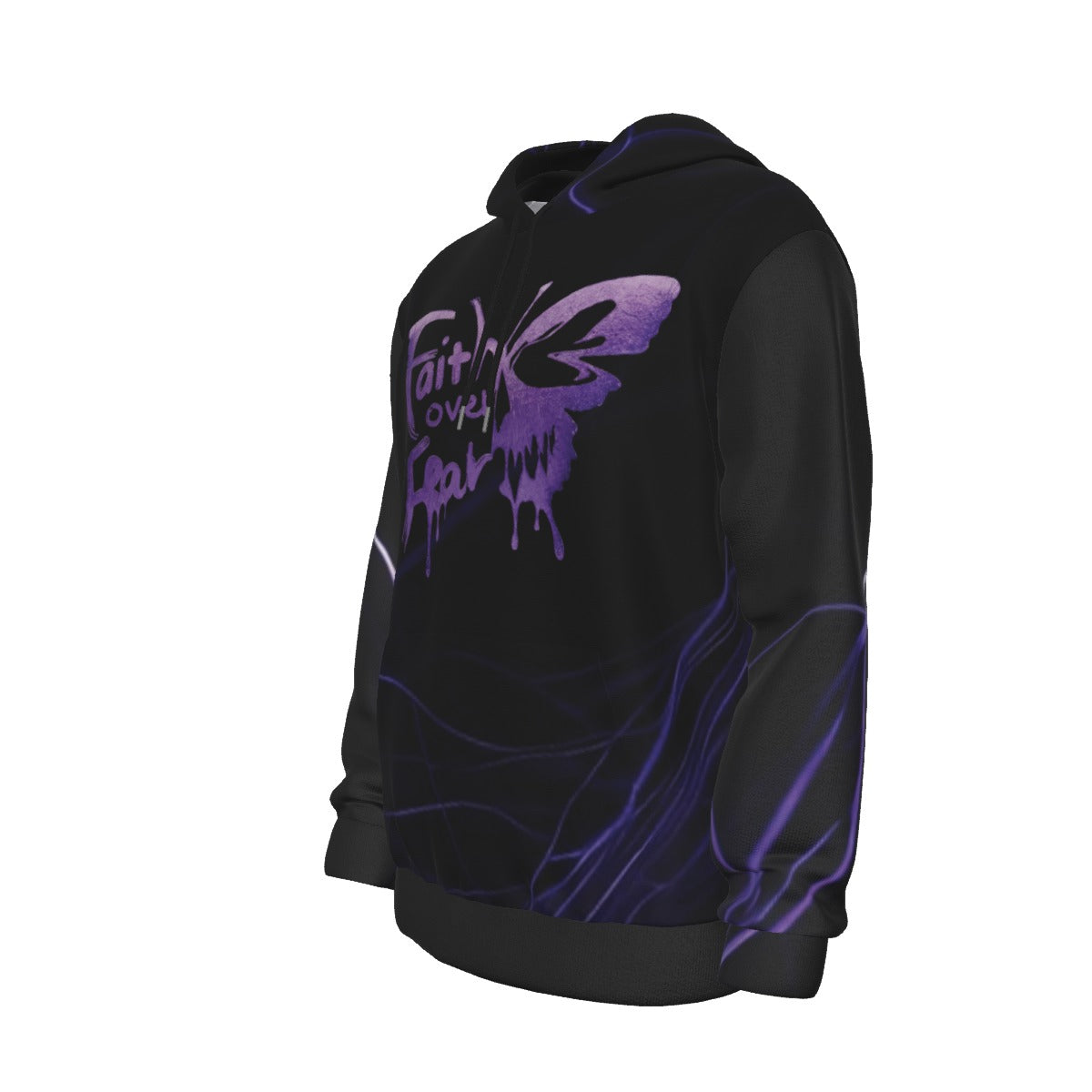Faith Over Fear Butterfly Hoodie