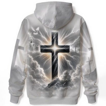 Jesus The Way The Truth The Life Lion Christian Hoodie