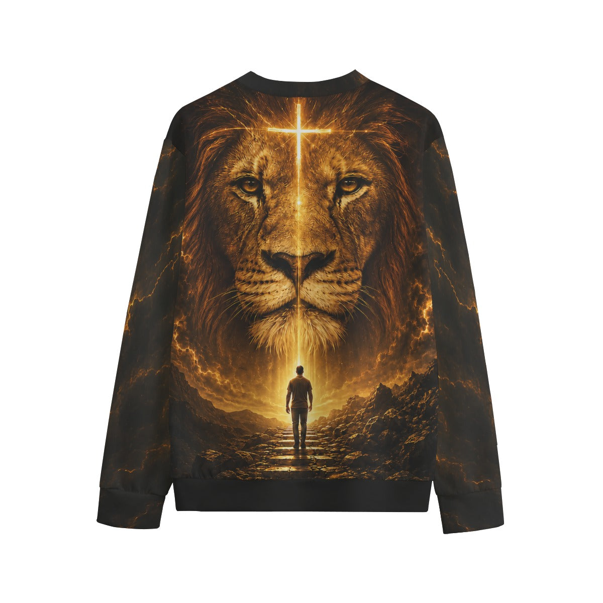 God Is Good All The Time Lion of Judah Christian Sweatshirt