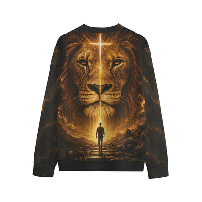 God Is Good All The Time Lion of Judah Christian Sweatshirt