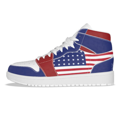 Faith & Liberty Eagle Shoes - Men's Synthetic Leather Stitching Shoes