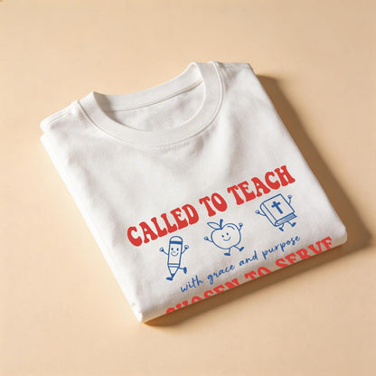 Called To Teach Chosen To Serve Comfort Colors T-Shirt