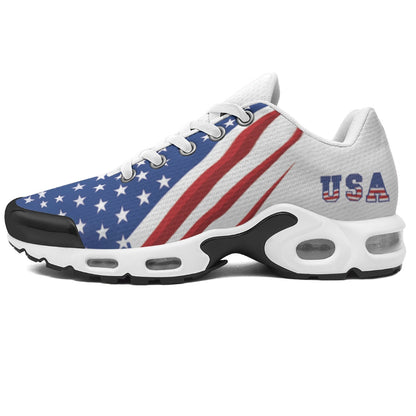 Christian Cross Patriotic - Men's Air Cushion Sports Shoes