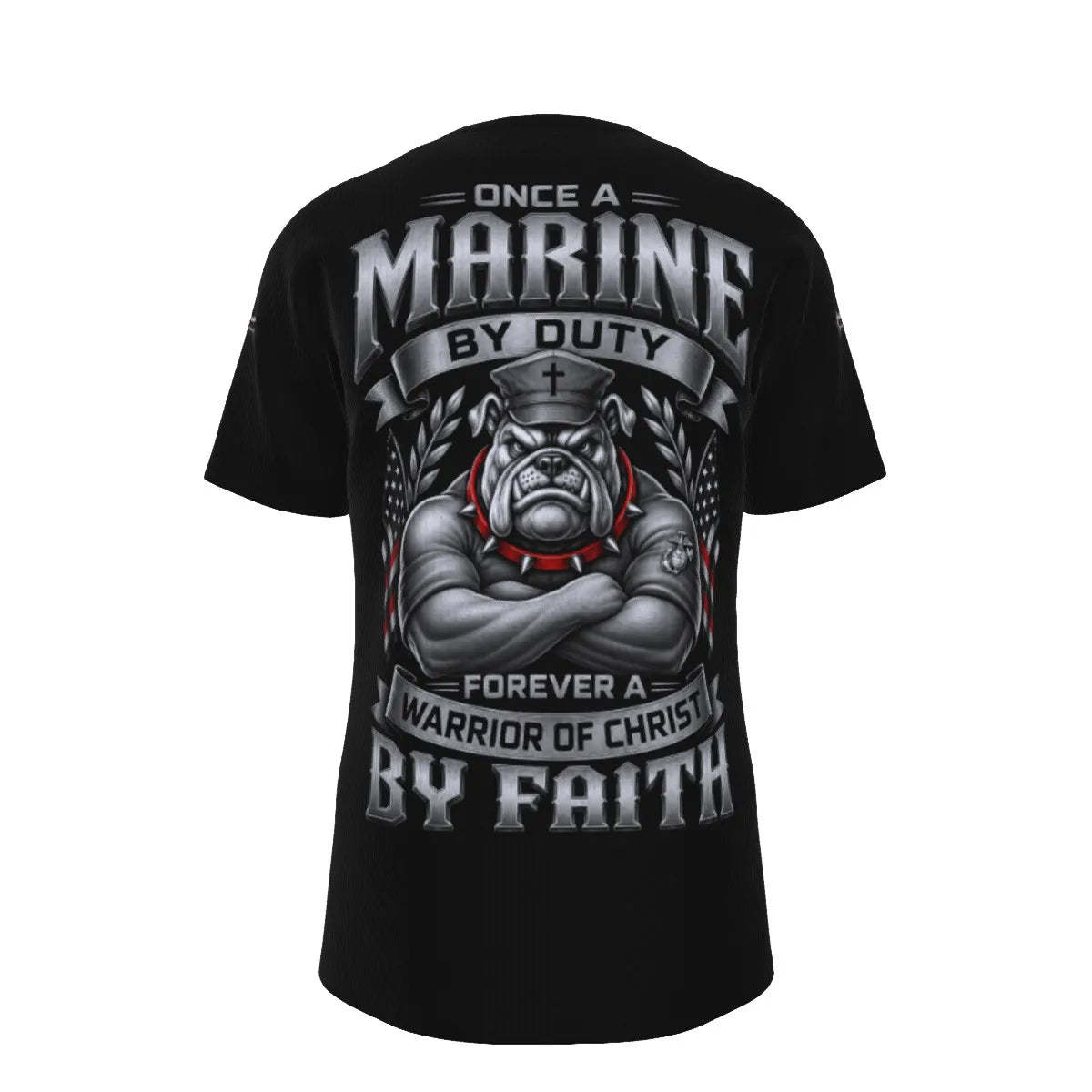 Once a Marine Forever a Warrior of Christ T-Shirt