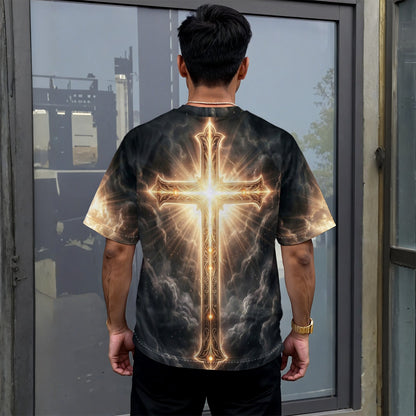 Lion Faith Cross T-Shirt