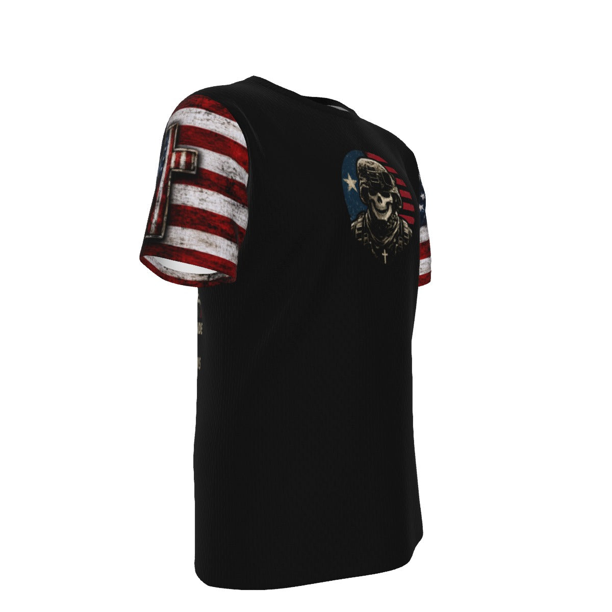 With the USA So Divided Veteran Patriotic T-Shirt