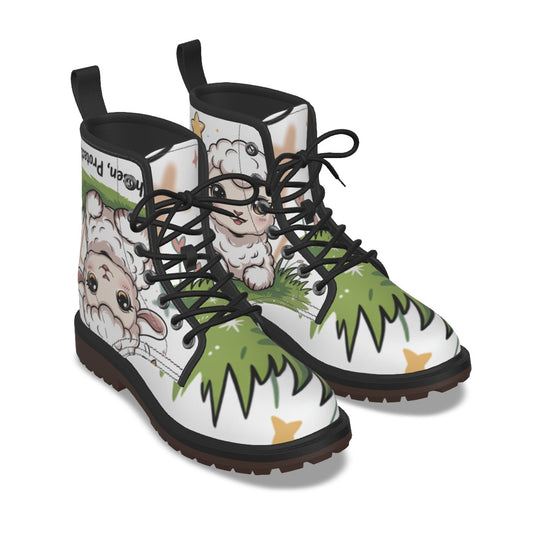 Martin Short Boots - Cute Sheep