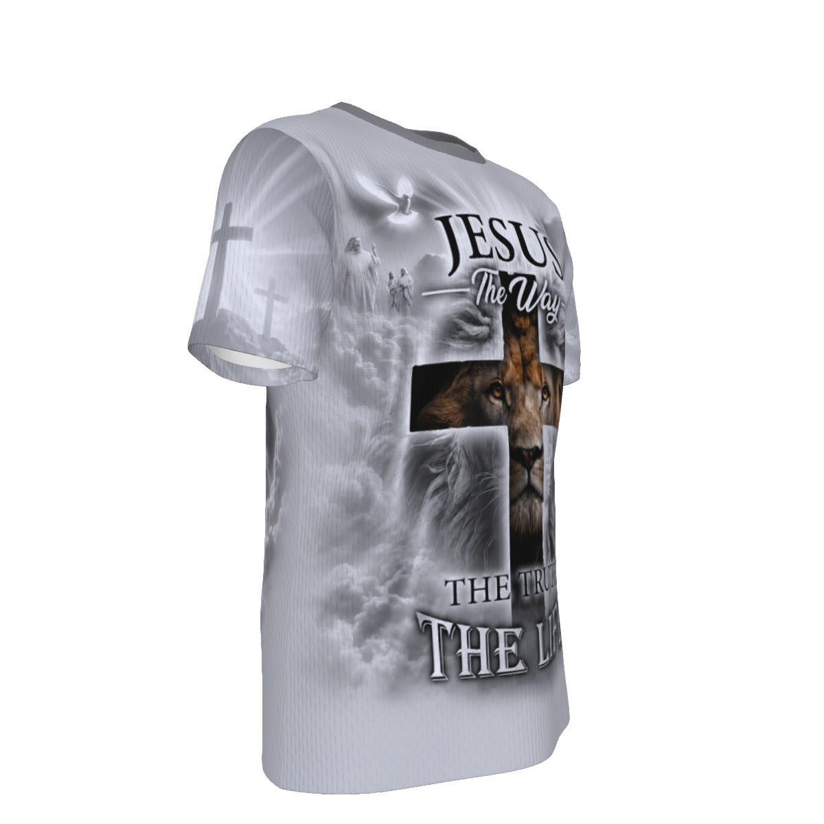 Jesus The Way The Truth The Life Lion Christian T-Shirt