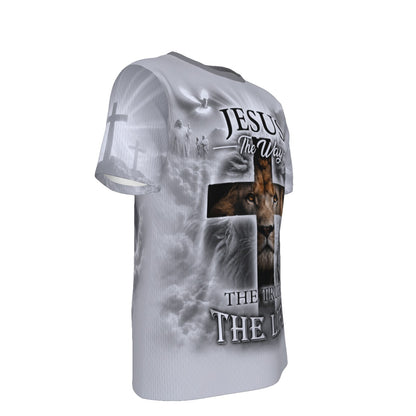 Jesus The Way The Truth The Life Lion Christian T-Shirt