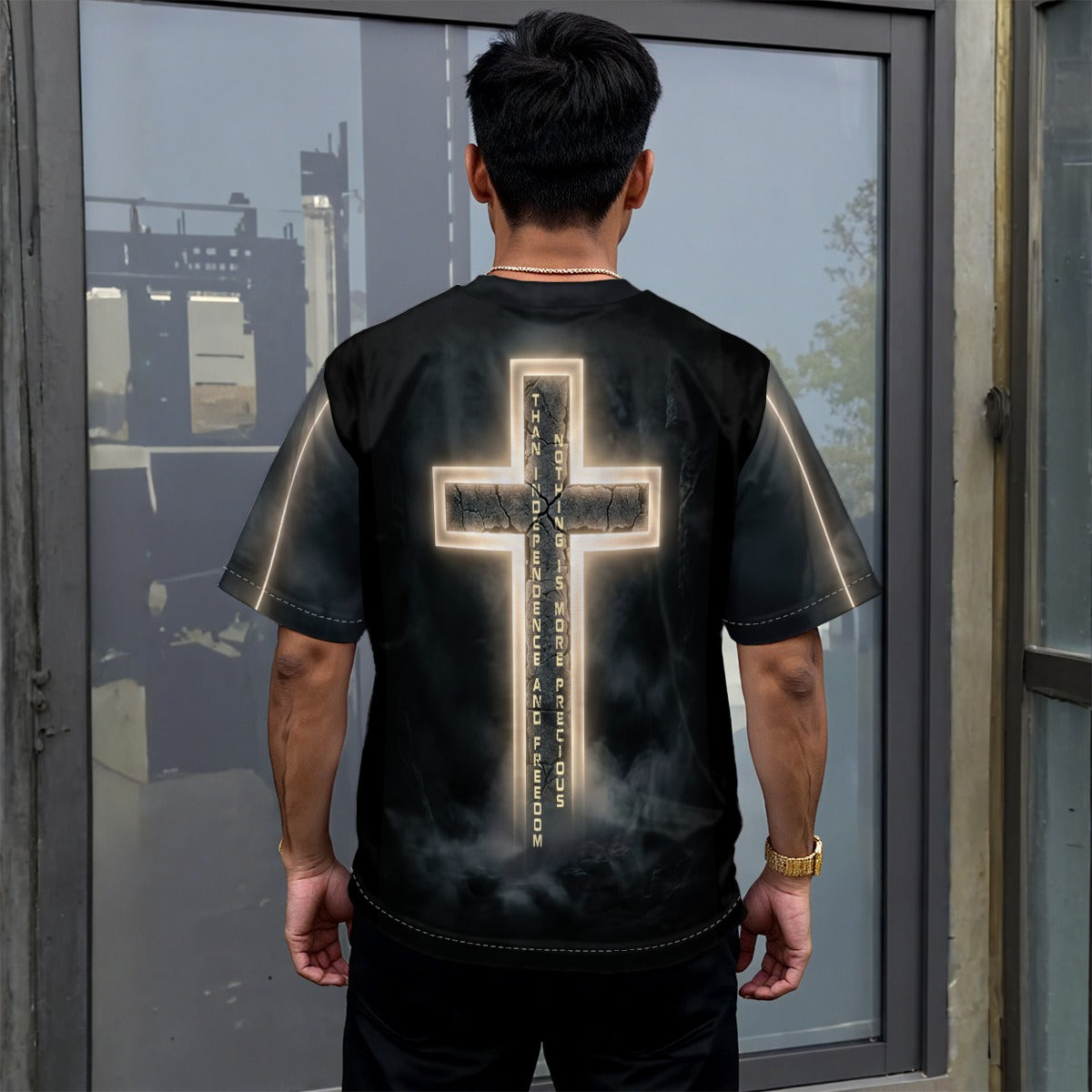 Lion Cross Faith T-Shirt