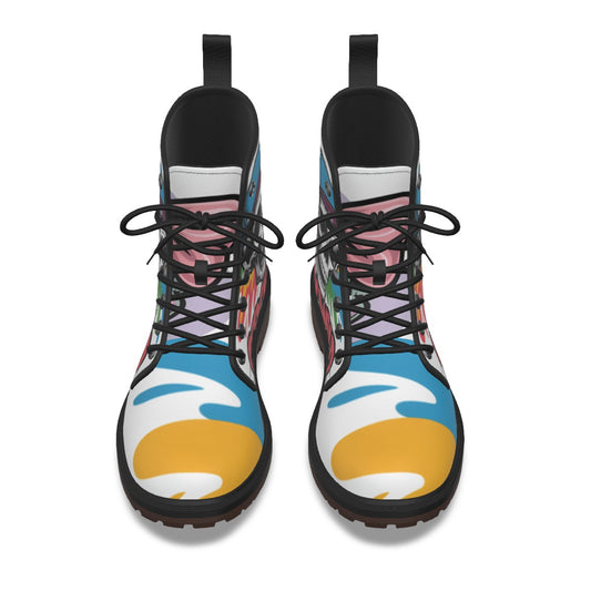 Freestyle Graffiti Martin Short Boots