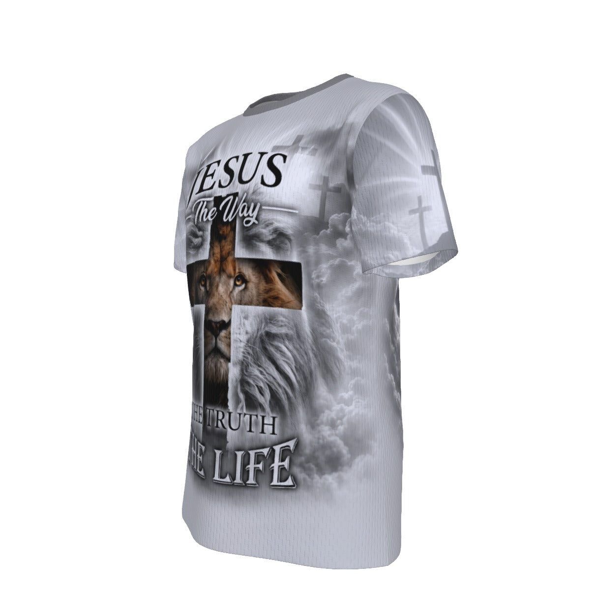 Jesus The Way The Truth The Life Lion Christian T-Shirt