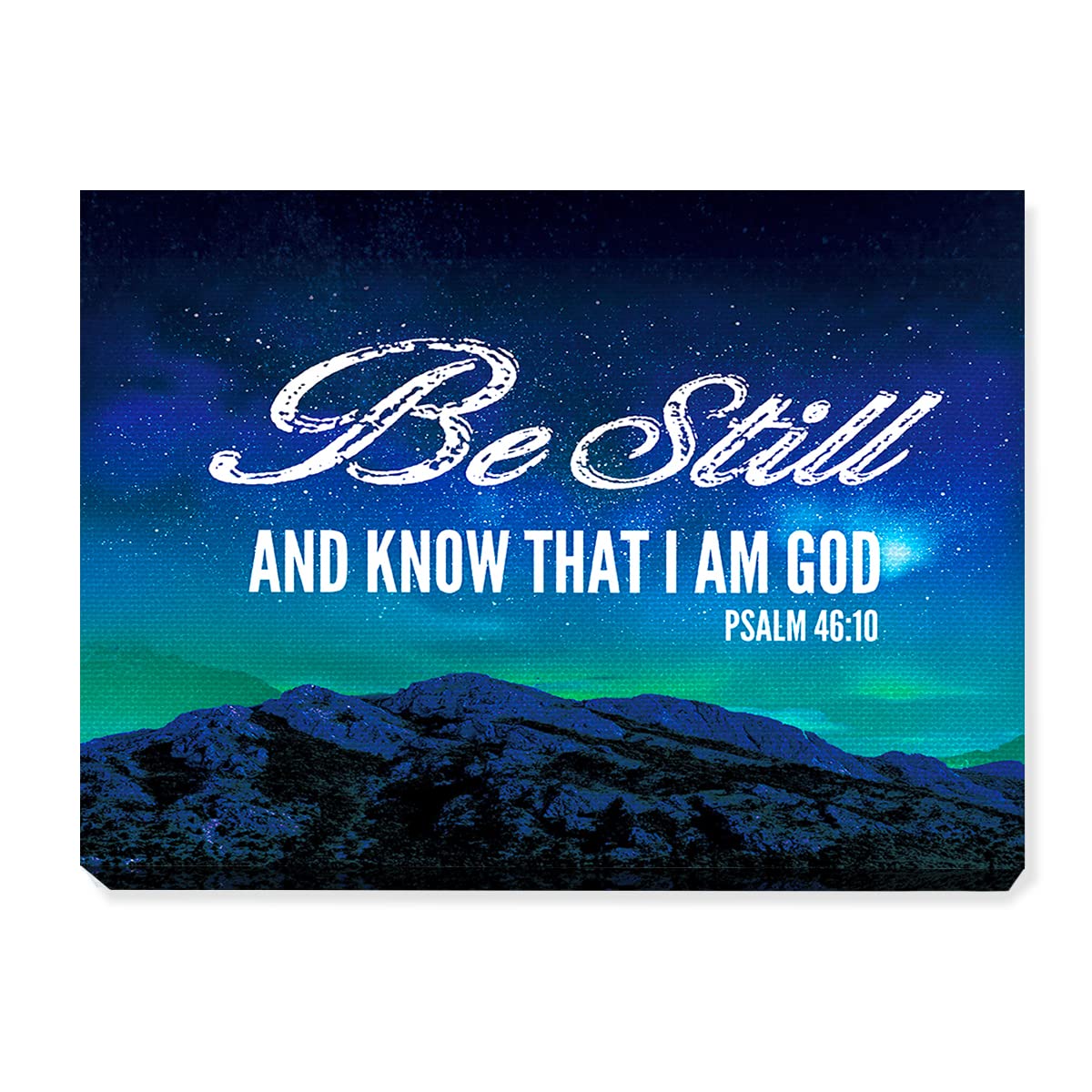 Psalm 46:10 Canvas Wall Art