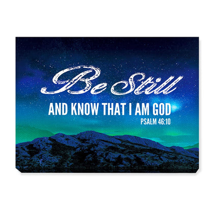 Psalm 46:10 Canvas Wall Art