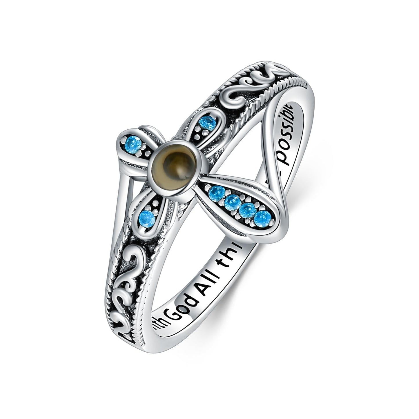 Mustard Seed Ring 925 Sterling Silver