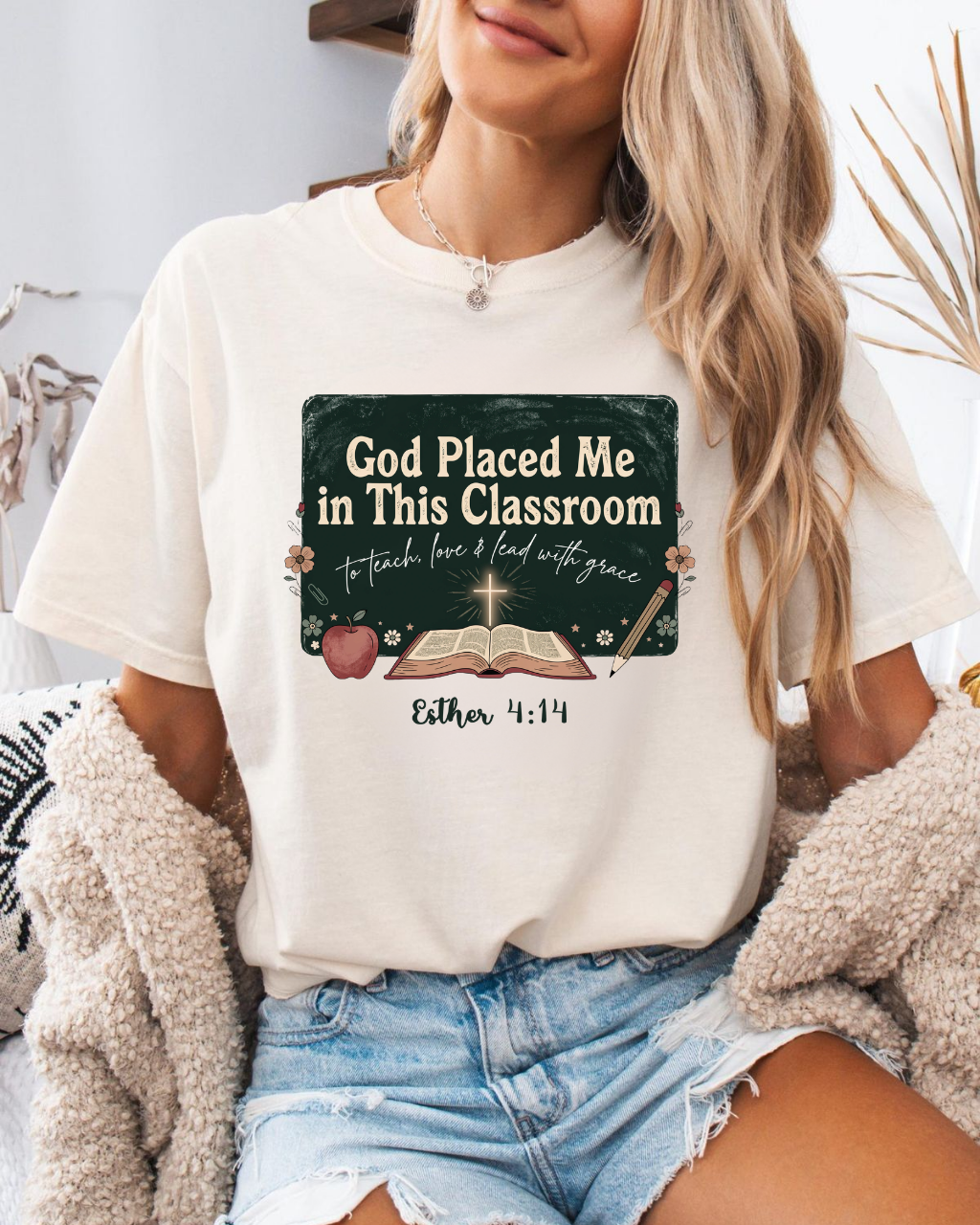 God Placed Me in This Classroom Comfort Colors T-Shirt