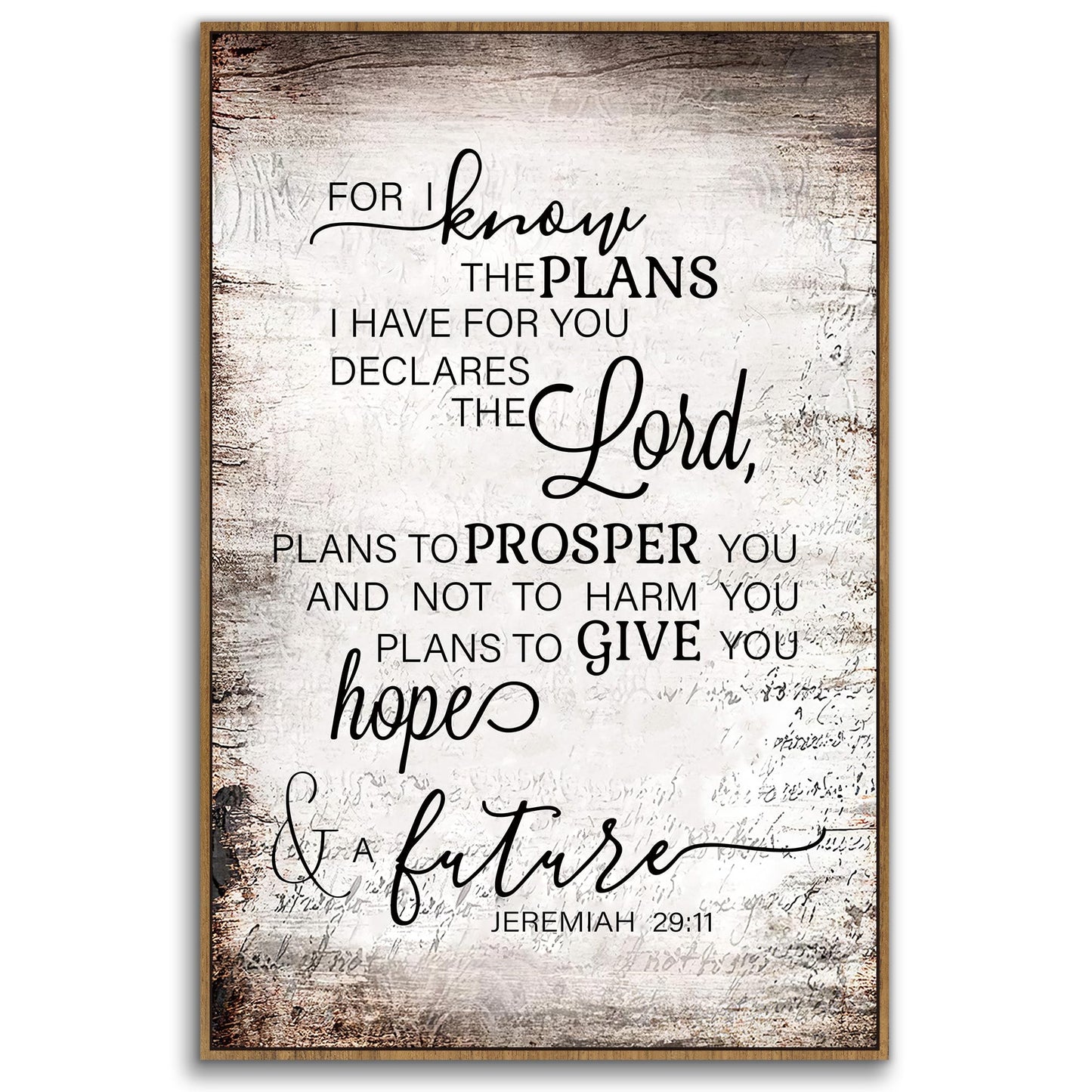 Jeremiah 29:11 Wall Art