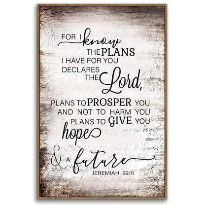 Jeremiah 29:11 Wall Art