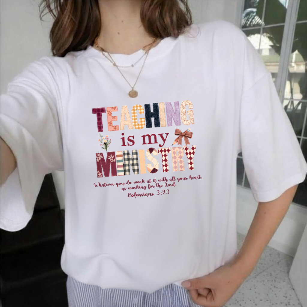 Teaching Is My Ministry Comfort Colors T-Shirt