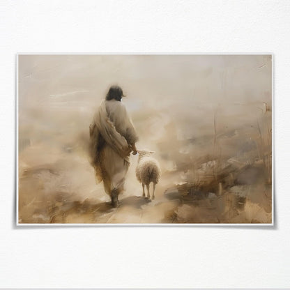 Jesus Leaves The 99 Sheep Wall Art