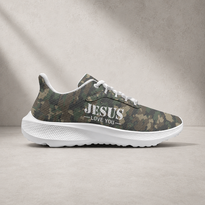 Jesus Love You Camo - Men's Road Running Shoes
