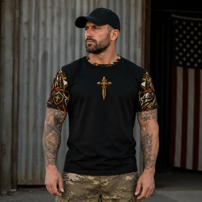 Warrior of God Armor of God Christian Lion T-Shirt