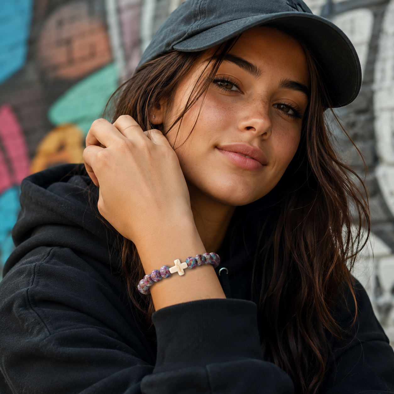 Christian Cross Bracelet for Women