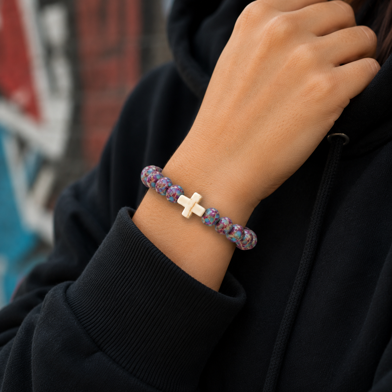 Christian Cross Bracelet for Women